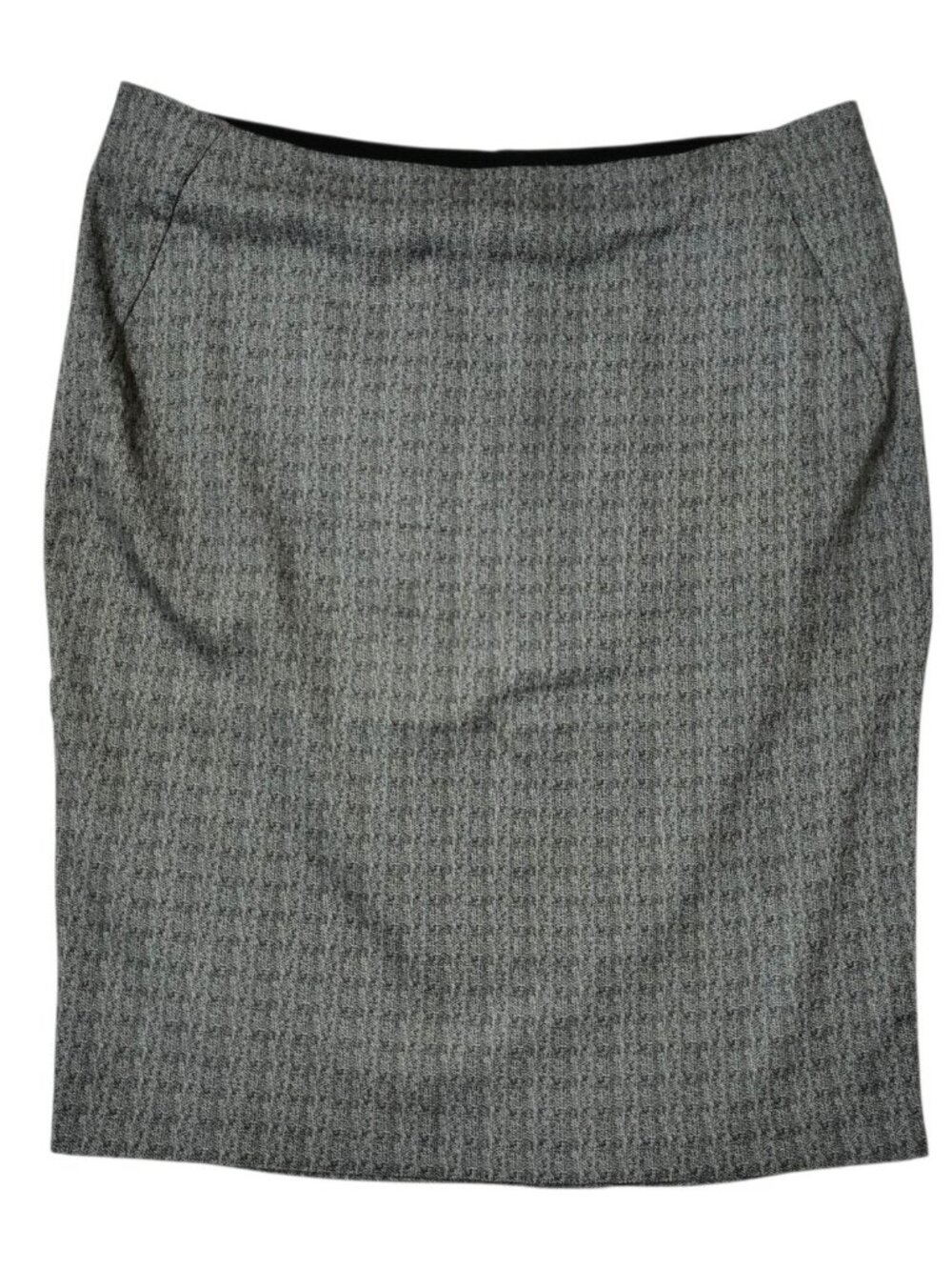Lane Bryant Plus Size 18 Skirt Knee Length Stretch Comfort Waist Gray